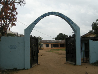 Gate to Eziama High School Aba 